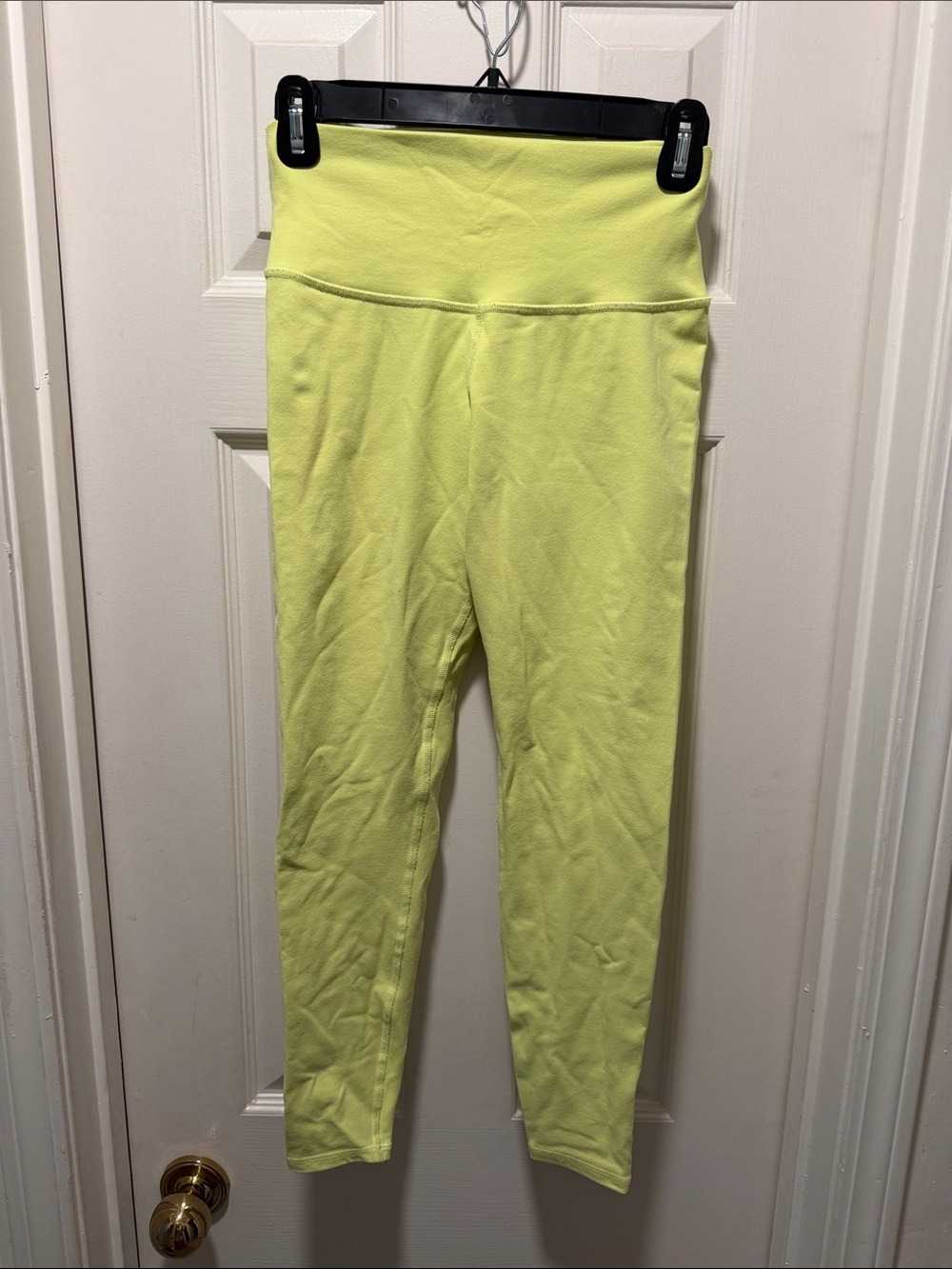ALO Yoga Neon Yellow High-Rise Leggings